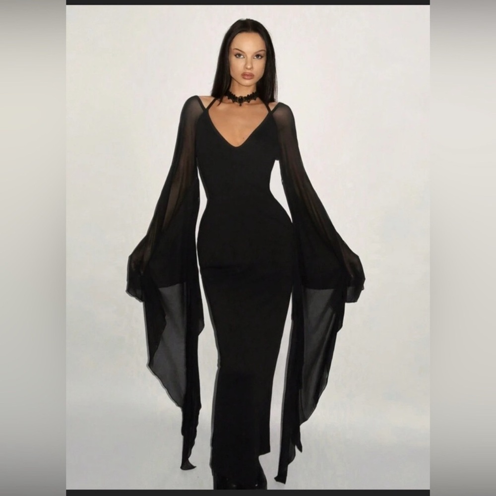 Morticia Addams Halloween Dress